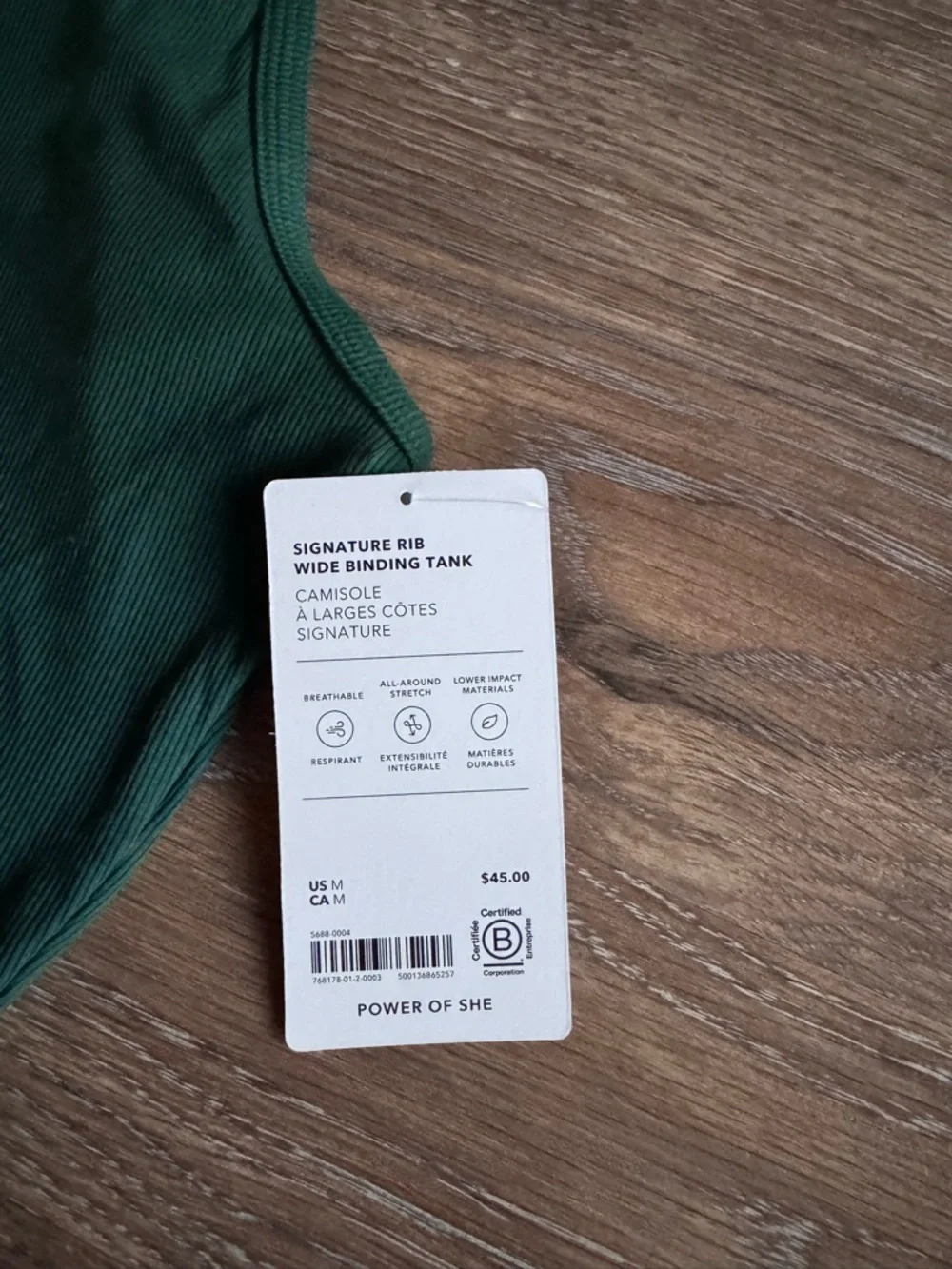 ATHLETA Rib wide binding tank - Picture 4 of 6